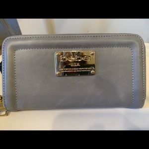 NWT Bebe gray wallet leather
